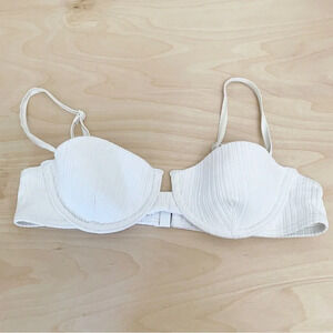 Onia Dalia Bikini Top white Sz XS